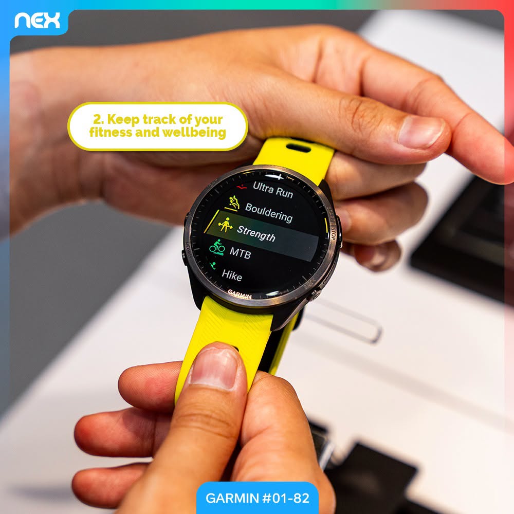 Garmin watch at NEX