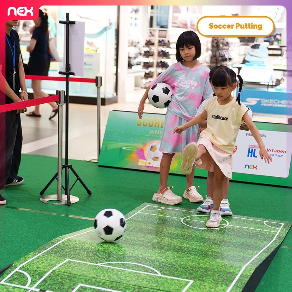 NEX FIFA World Cup 2026 Soccer Putting game station at L1 Atrium
