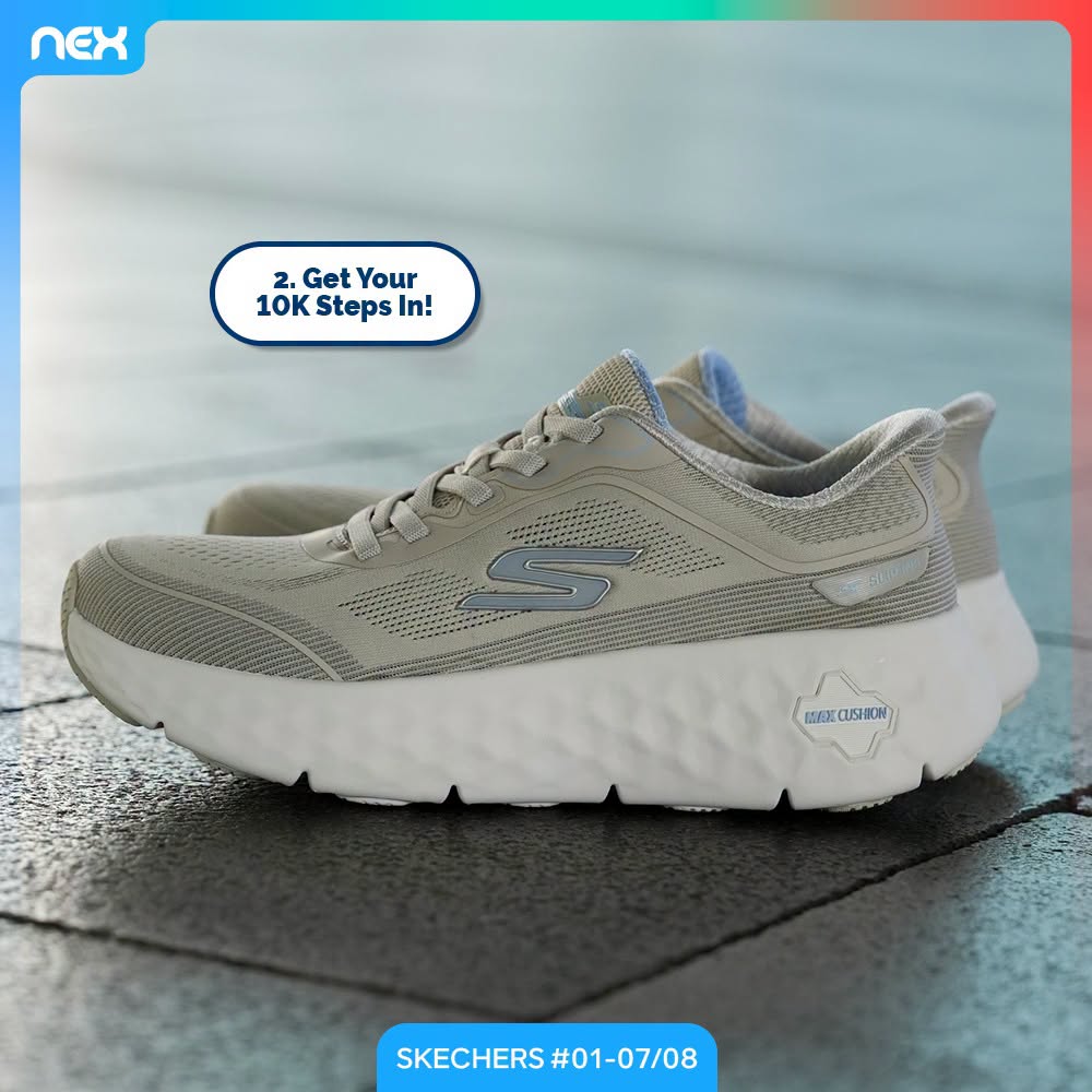 Skechers Max Cushion shoes at NEX