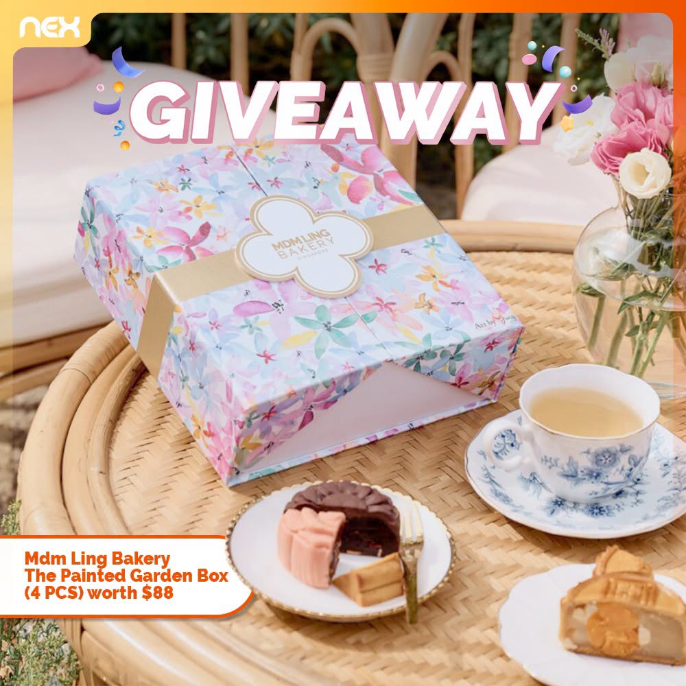 The Painted Garden Box by Mdm Ling Bakery