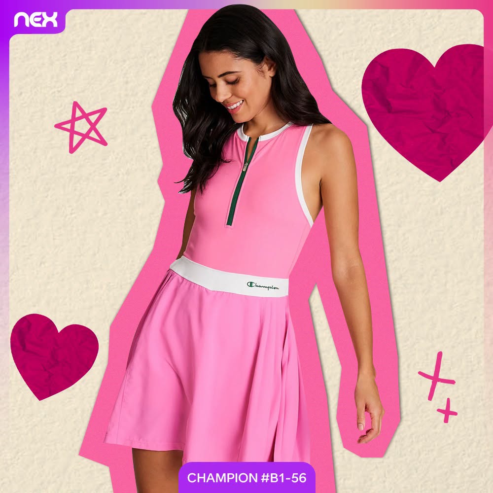 Champion pink tennis dress at NEX
