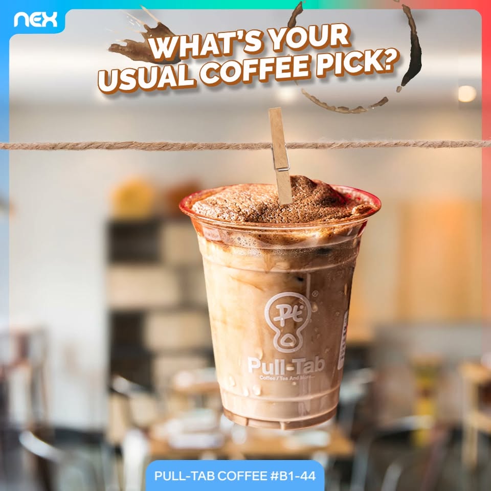 Pull-Tab Coffee iced latte at NEX