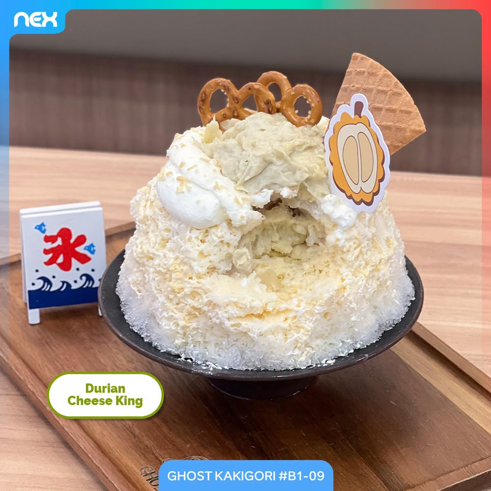 Ghost Kakigori Durian Cheese King at NEX