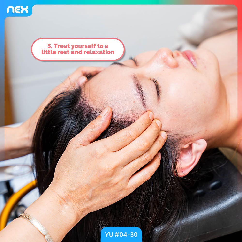 YU head massage at NEX