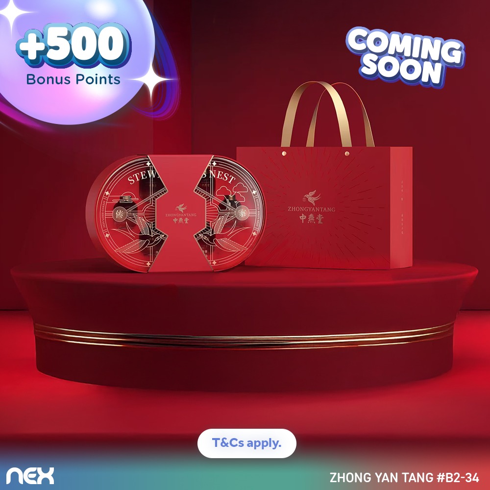 Shopper enjoying rewards at NEX