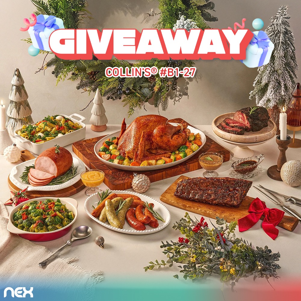 A festive holiday meal spread featuring dishes from Collin's Grille's Joyous Feast B.