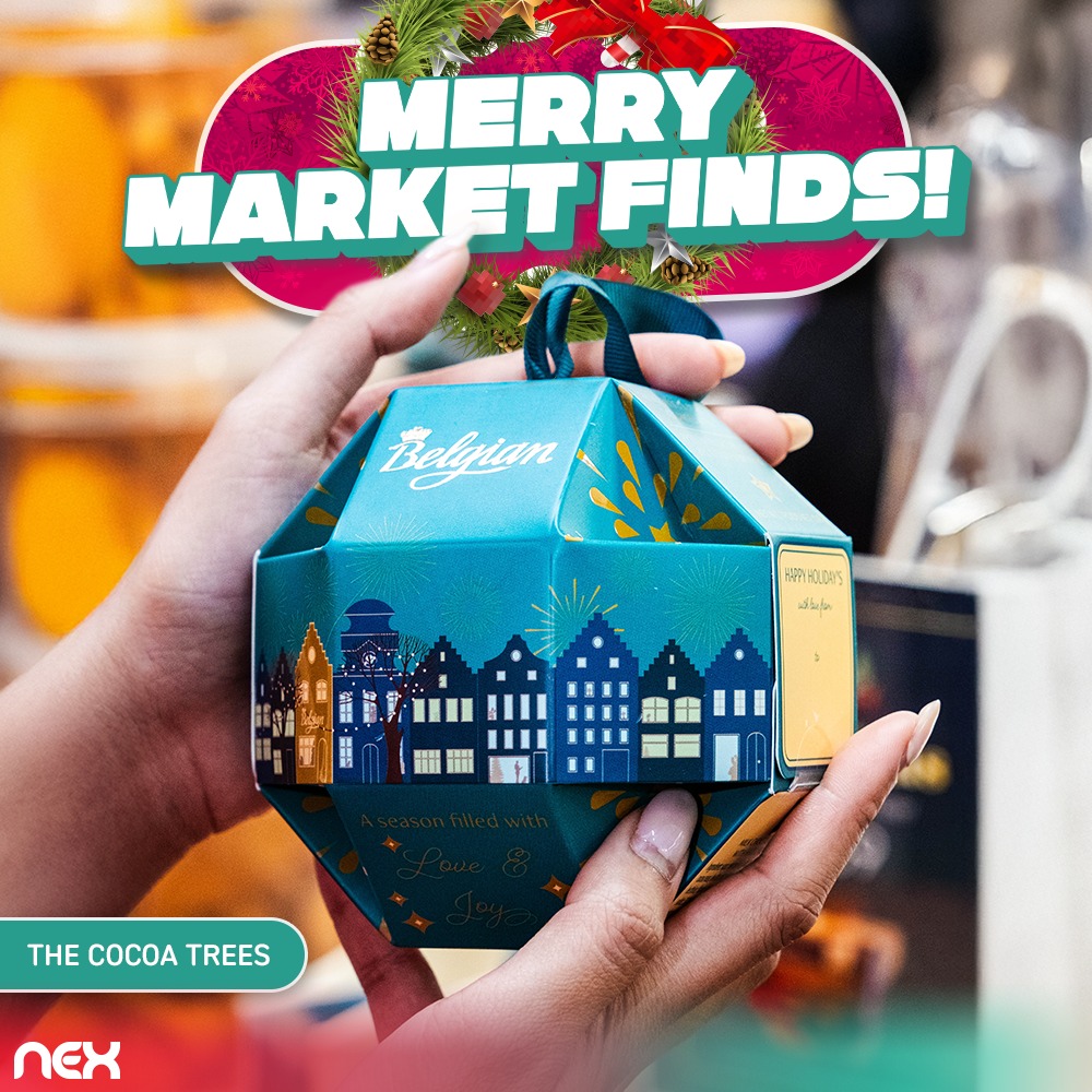 A vibrant display of holiday cheer at the market