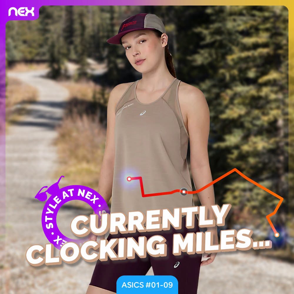 ASICS, JD Sports, Champion and Uniqlo Feature Athletic Wear at NEX