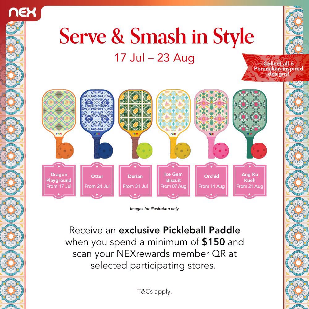 NEX Celebrate Local pickleball paddles
