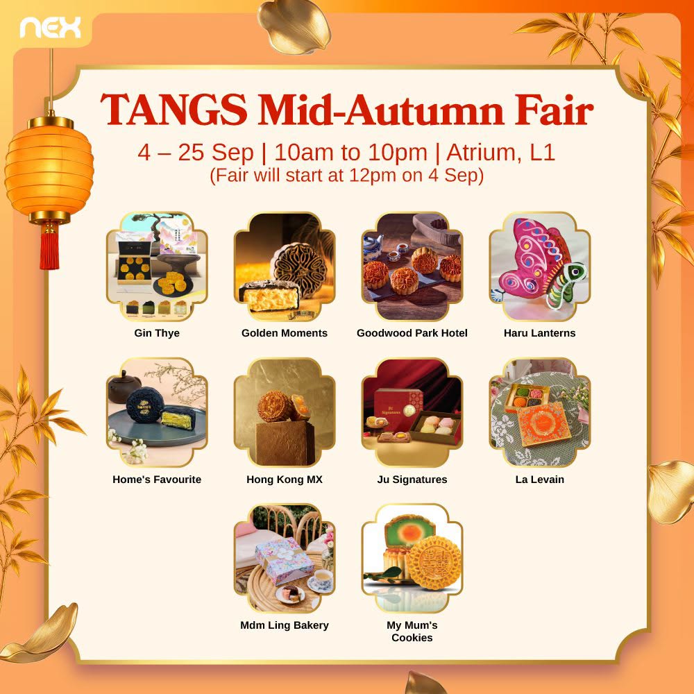 Mooncake brands at TANGS Mid-Autumn Fair
