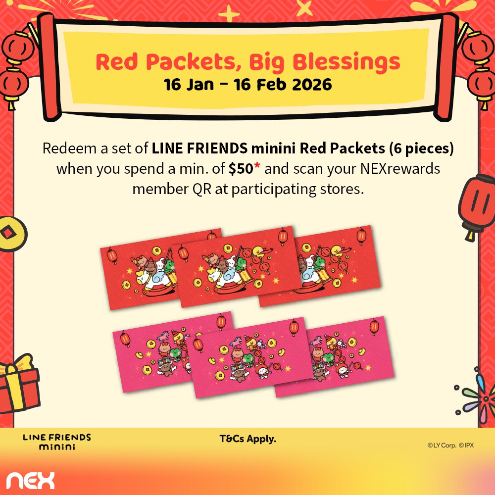 Shoppers exploring the Lunar New Year Fair at NEX