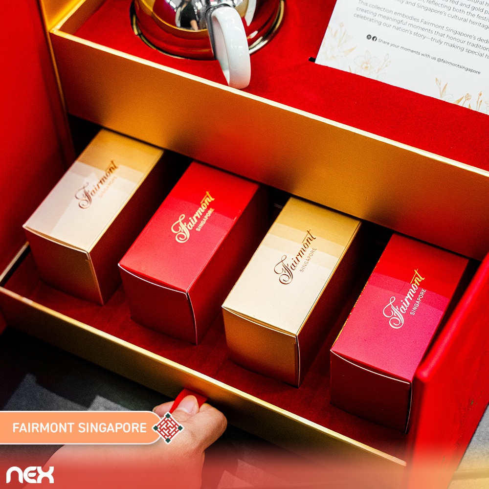Various traditional and modern mooncake flavors available at NEX.