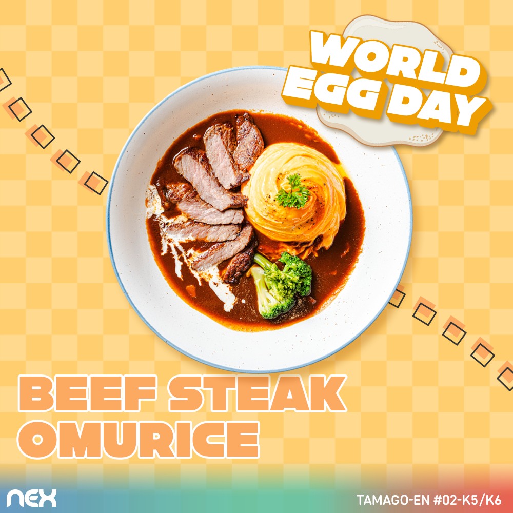 Egg-filled snacks and pastries at NEX