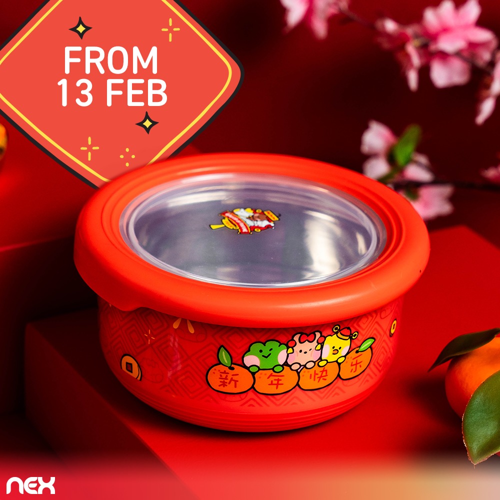 Auspicious red LINE FRIENDS minini Lucky Bowl for Lunar New Year 2026