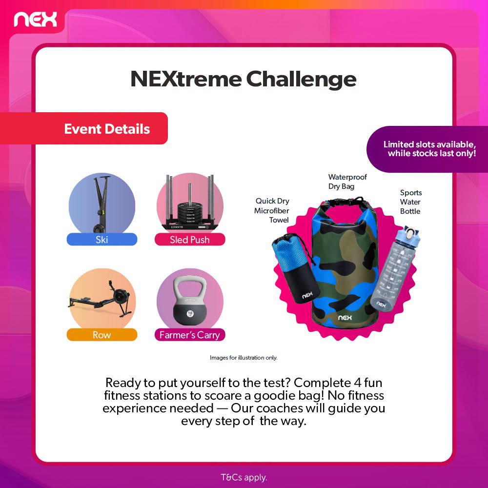 NEXtreme Challenge fitness stations