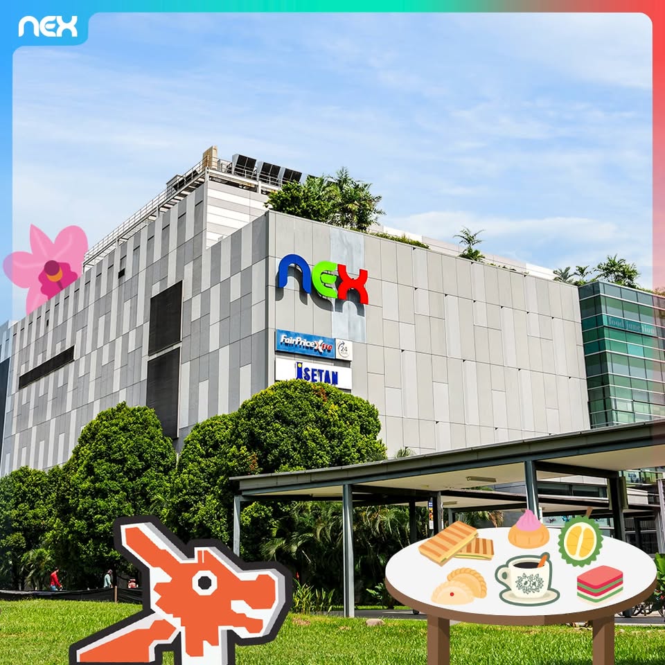nex Singapore 61st birthday celebration graphics