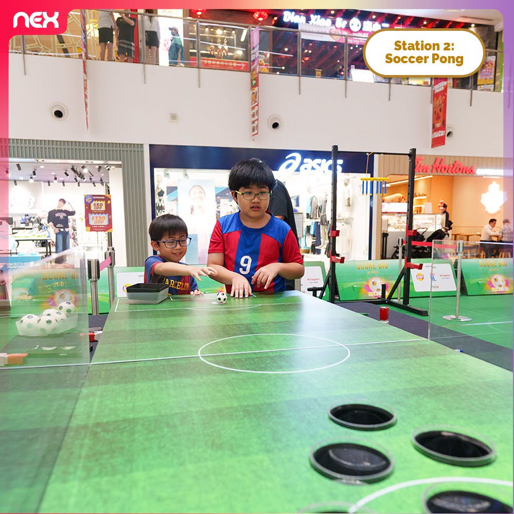 Rewards bundle at NEX World Cup game zone