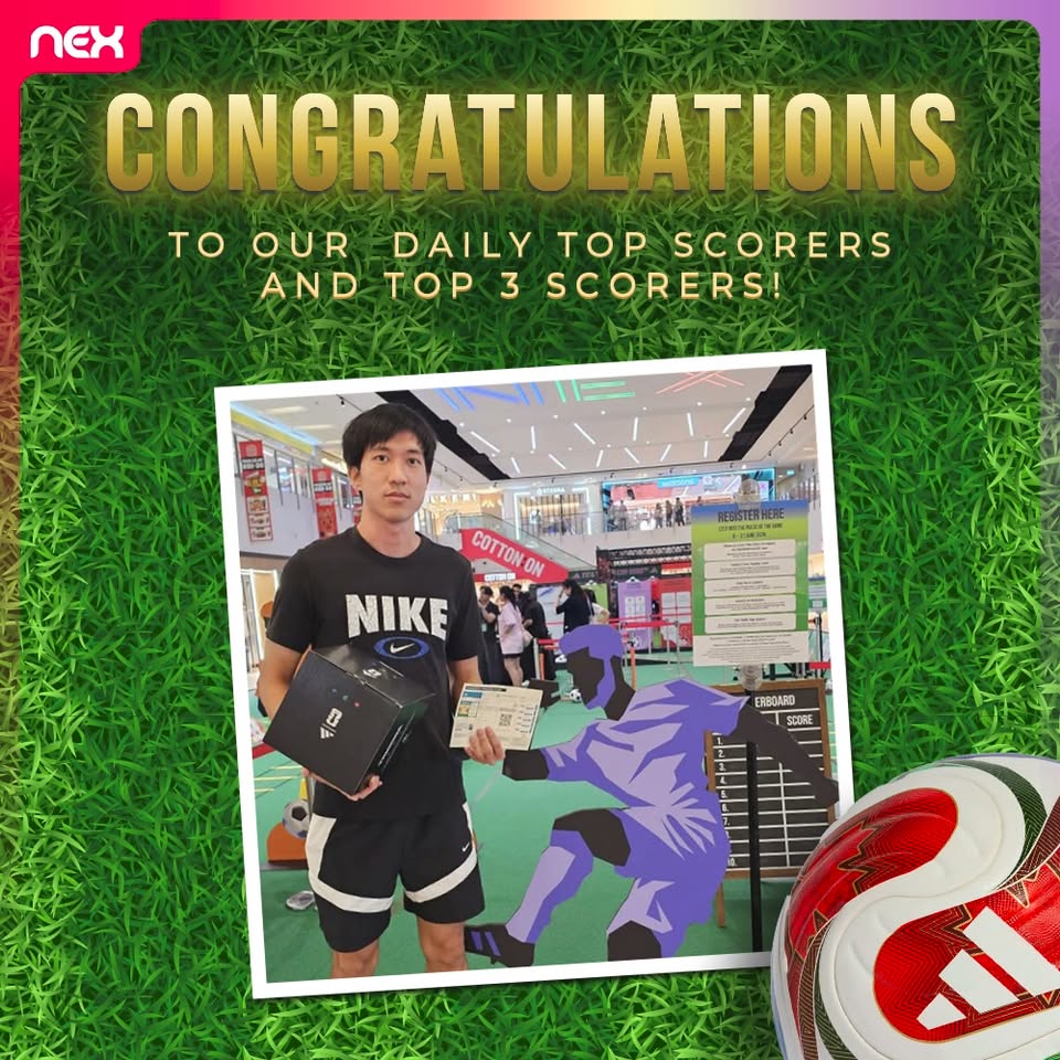 NEX Pulse of The Game top scorers celebration near Cotton On