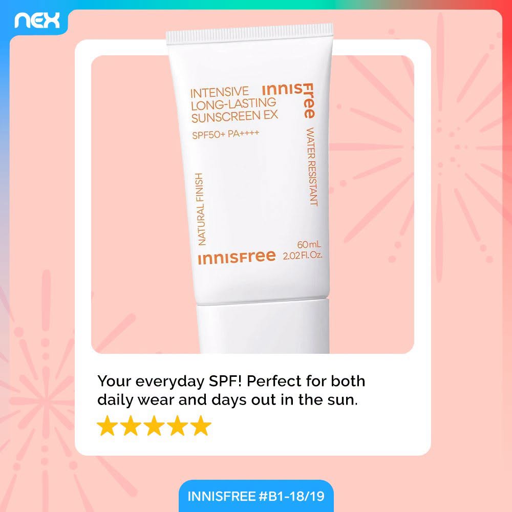 innisfree sunscreen at nex