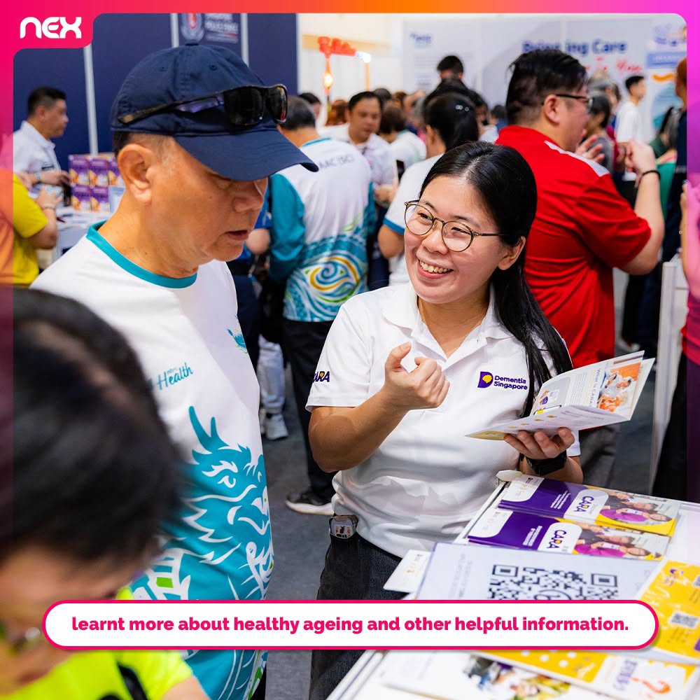 Dementia Singapore booth at Active Agers' Day
