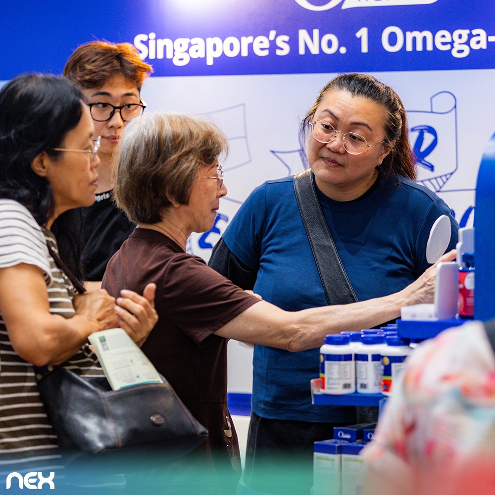 Vibrant scenes from the health and wellness fair at NEX