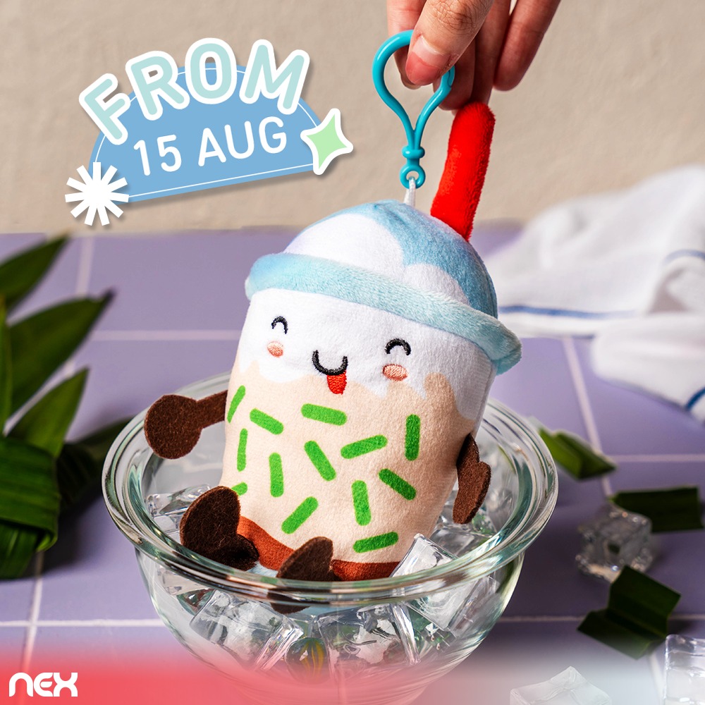 Adorable Cendol Plushie paired with a stylish eco-friendly tote bag