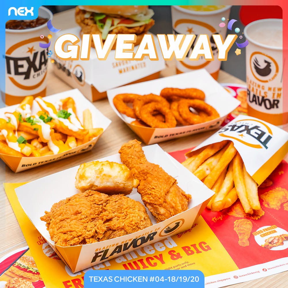 NEX and Texas Chicken $30 voucher giveaway