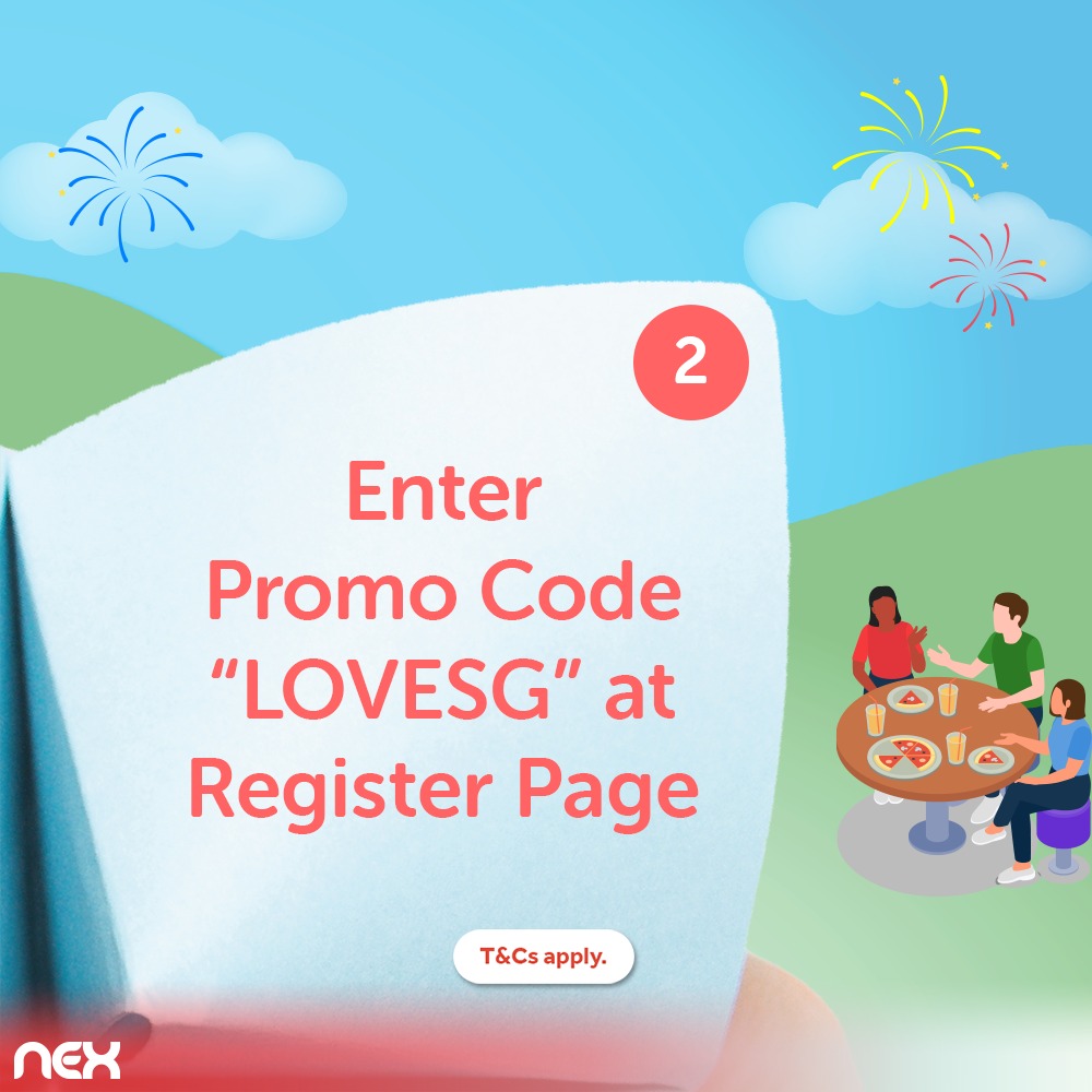 Promotion for NEXrewards sign-up