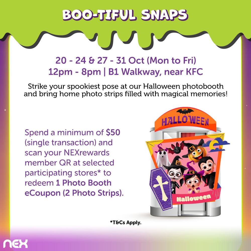 Excited shoppers exploring Halloween offerings at NEX