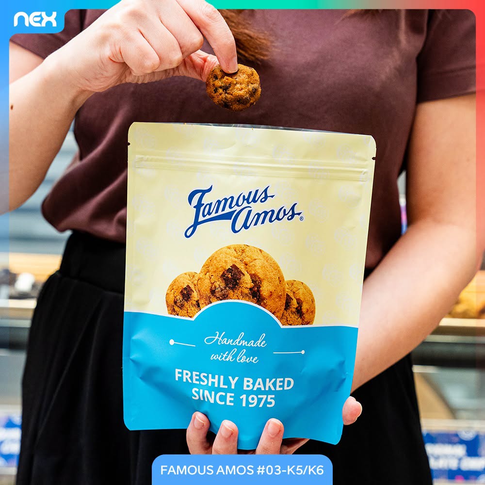 Famous Amos cookies at NEX