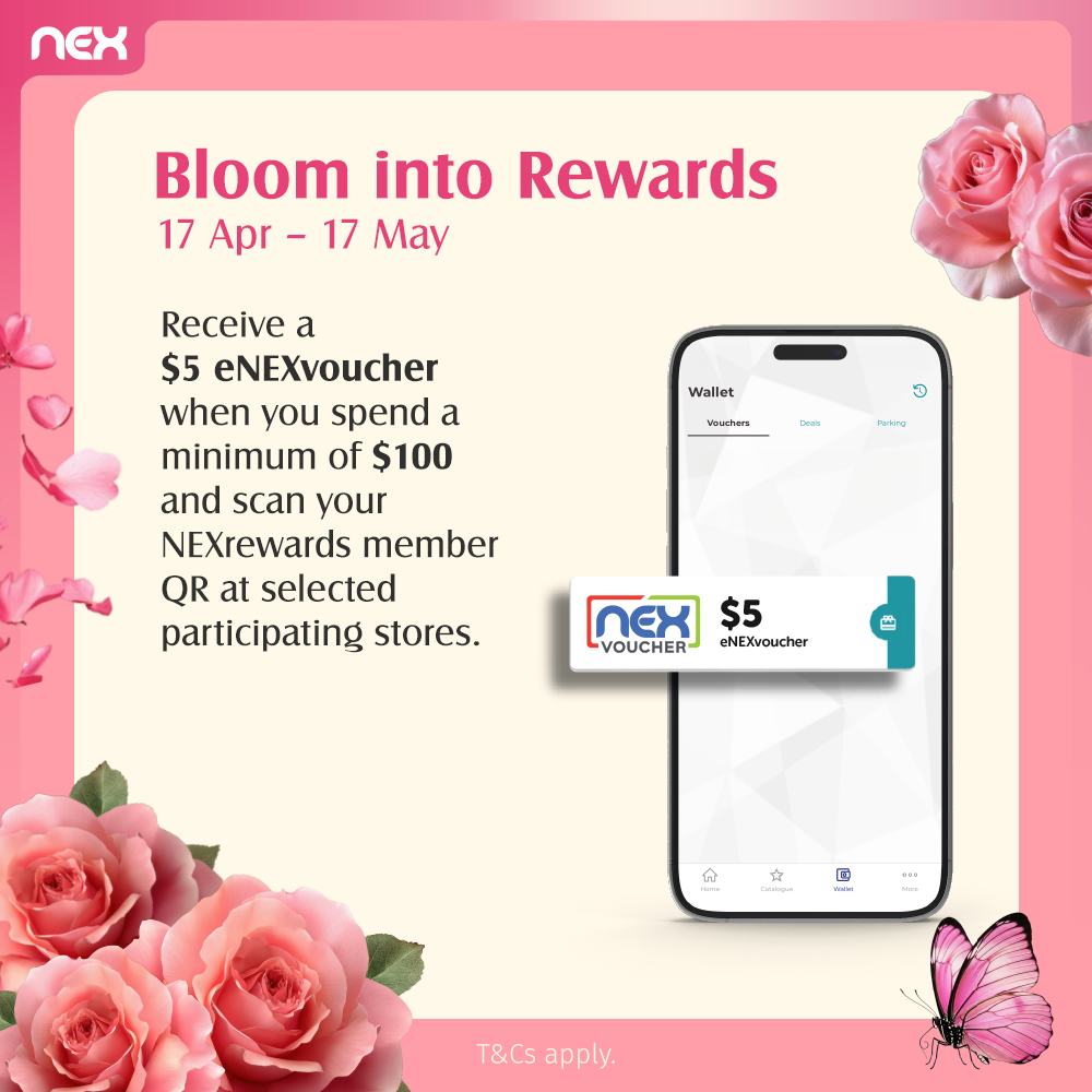 NEX Mother's Day gift vouchers and rewards
