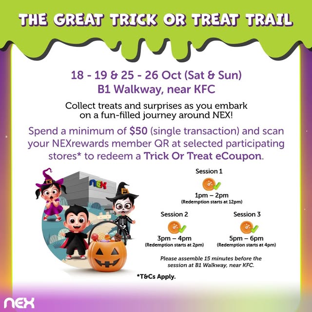 Excited children showing off their collected Halloween goodies