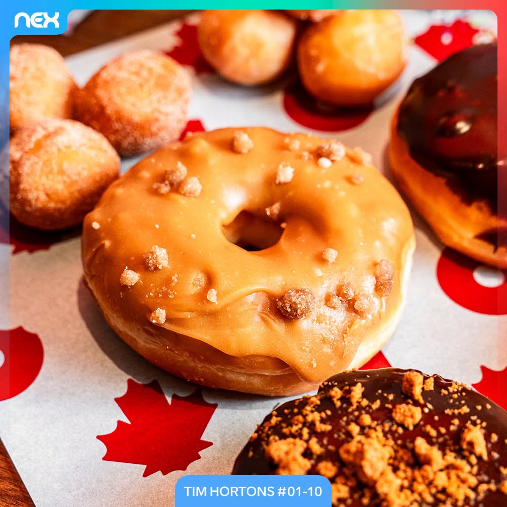 Tim Hortons donuts at NEX
